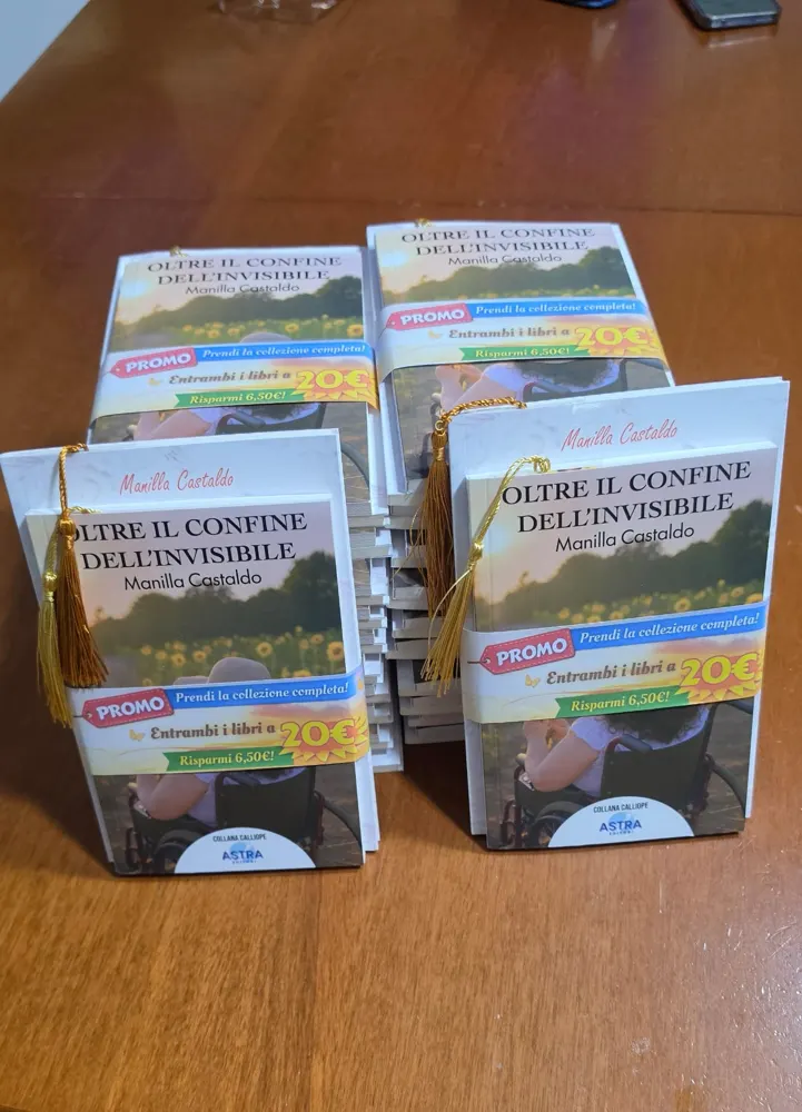 Copie del libro pronte per i lettori