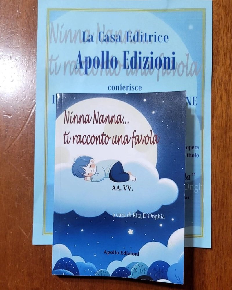 Copertina dell'antologia «Ninna Nanna… ti racconto una favola»