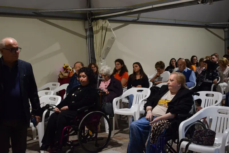 Il pubblico della presentazione di Casoria