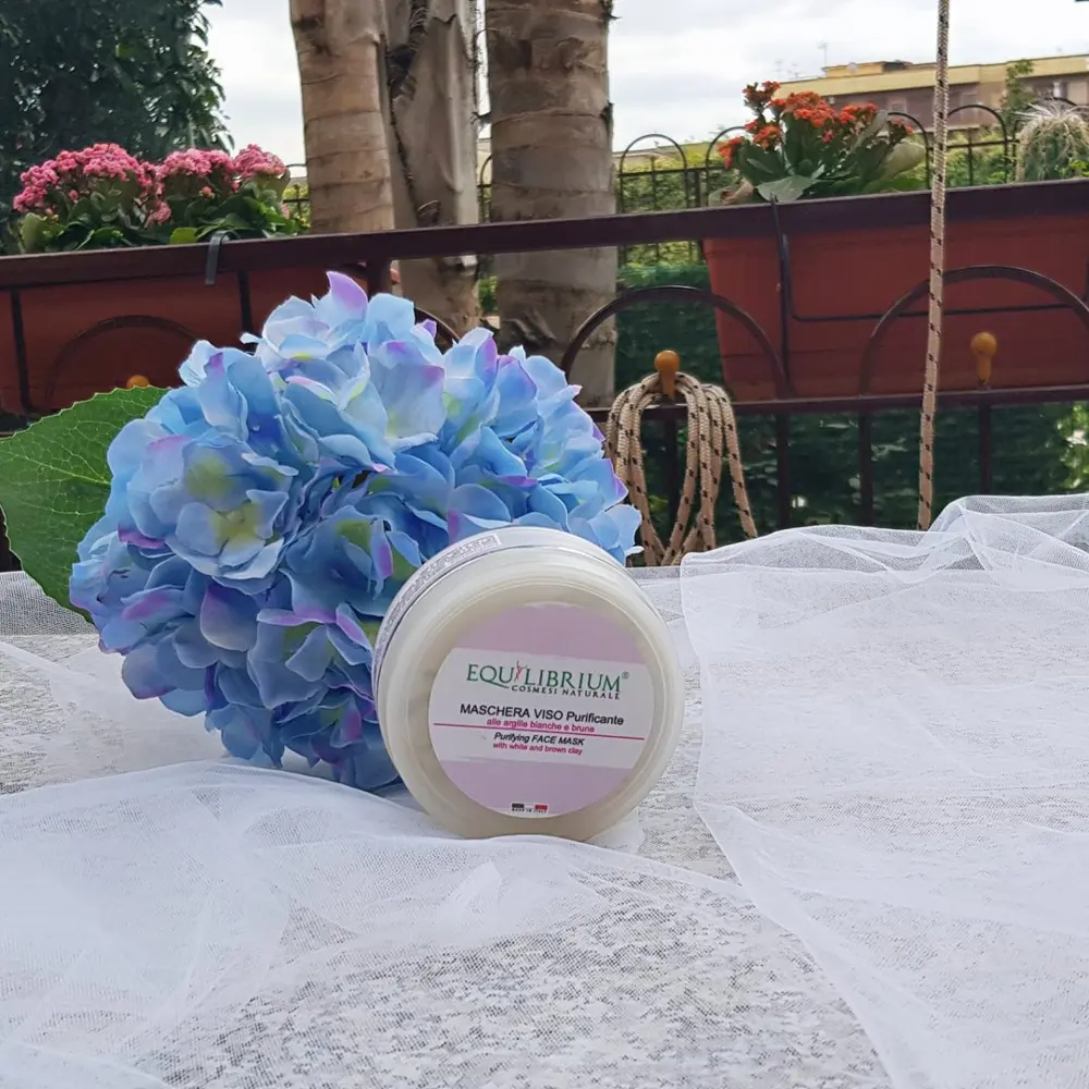Maschera viso purificante