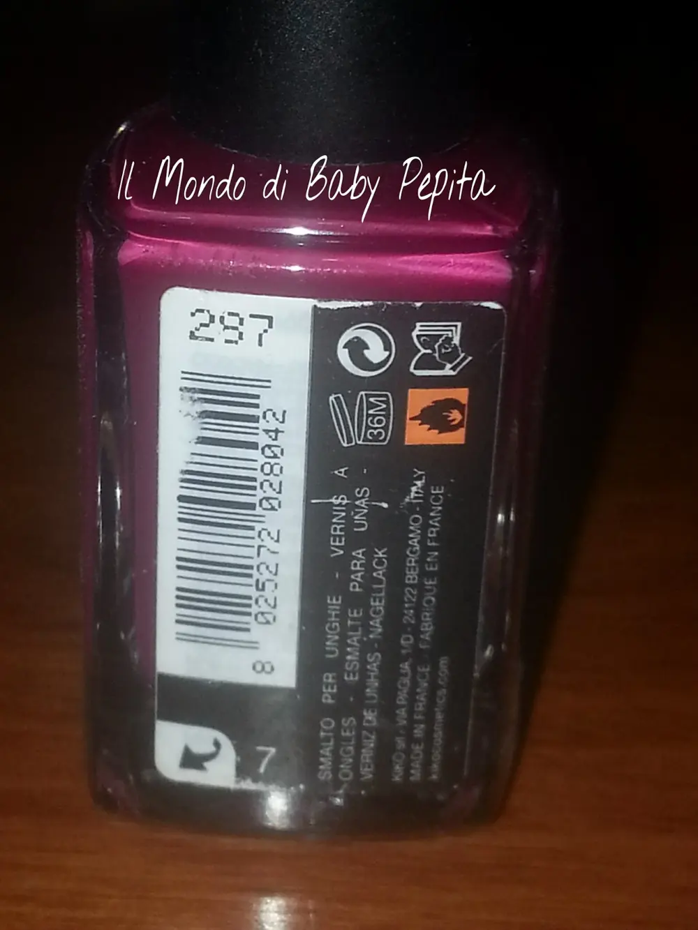 Immagine dall'articolo «287 mail lacquer - smalto Kiko»