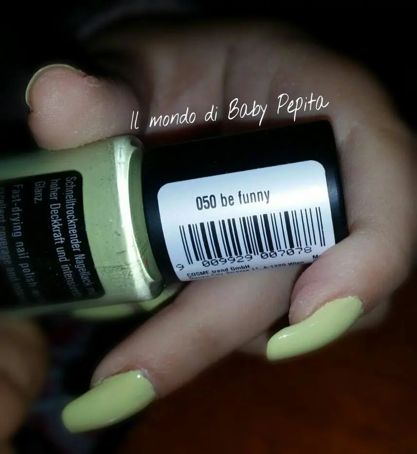 Immagine dall'articolo «Just Cosmetics - Smalto n°050 be funny»