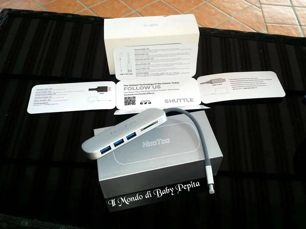 Immagine dall'articolo «SunvalleyTek-IT - Espansione Istantanea: USB 3.1, Lettore SD Card , e carica USB Tipo C»