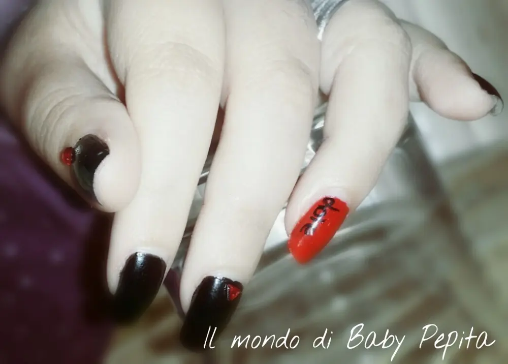 Immagine dall'articolo «Un pò in anticipo una proposta di San Valentino 2016 + tecnica delle nail art con foglio di plastica»