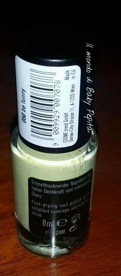 Immagine dall'articolo «Just Cosmetics - Smalto n°050 be funny»