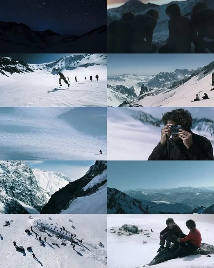 La società della neve collage