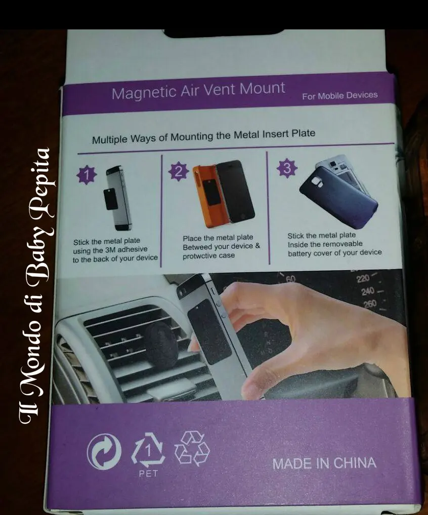 Immagine dall'articolo «CARCHET - supporto magnetico per smartphone»